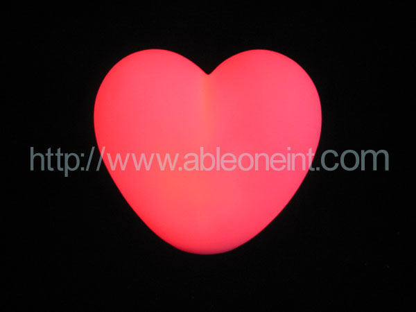 PVC Heart Shape Light